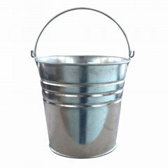 zinc metal flower pot