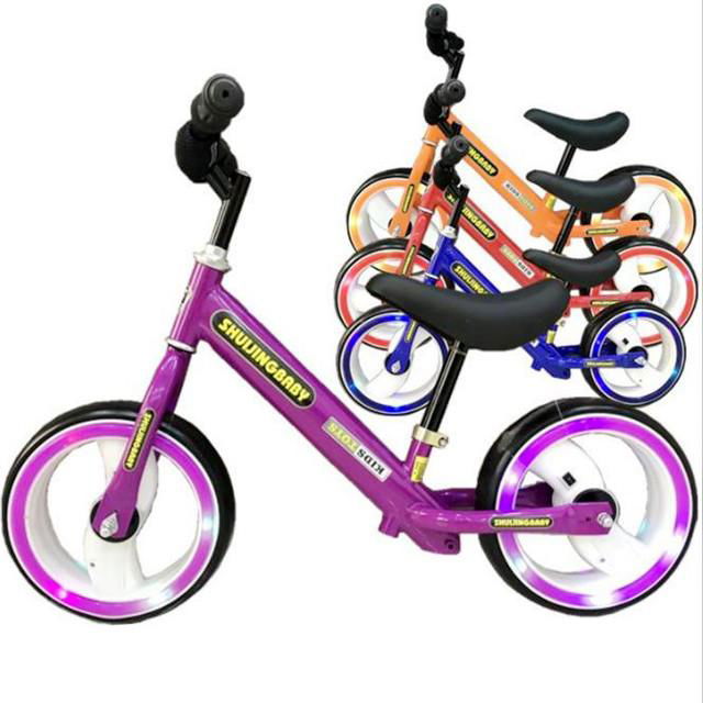 Children bicycle EVA Tyre with LED light 12" Wheel Size Kids Balance Bike 4