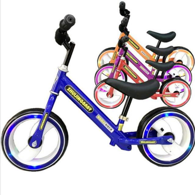 Children bicycle EVA Tyre with LED light 12" Wheel Size Kids Balance Bike 5