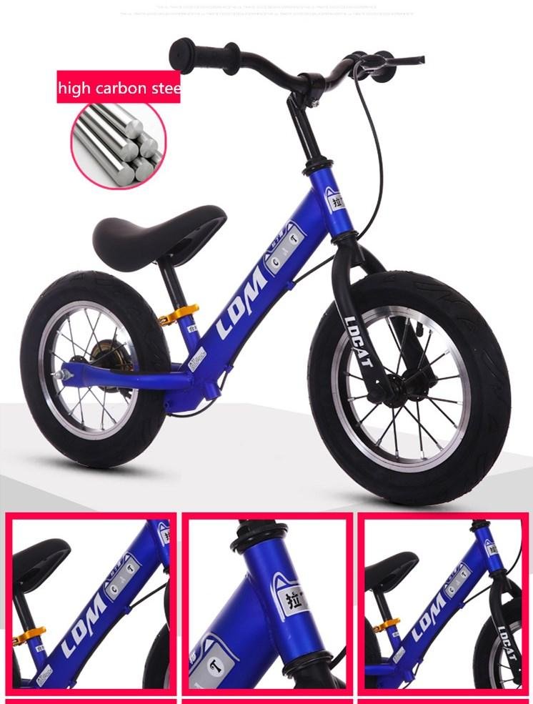 Hot design cute children no-pedal pushbike balance bike for kids walking bike 5