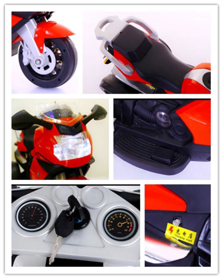 Good Quality children Ride on Toy rechargeable battery 3 wheels motorbike 3