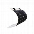 high efficiency 50w monocrystalline flexible solar panel for car and boat