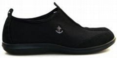 Navy cloth shoes 