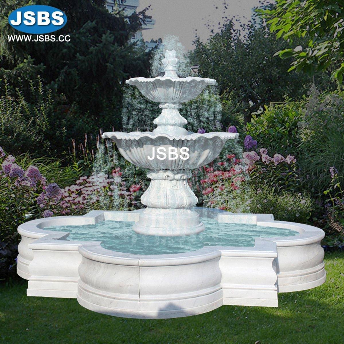 Wholesale Stone Carved Garden Marble Water Fountain 4
