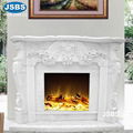 Wholesale Stone Carved Marble Decorative Fireplace Mantel Surround Frame Kamin 3
