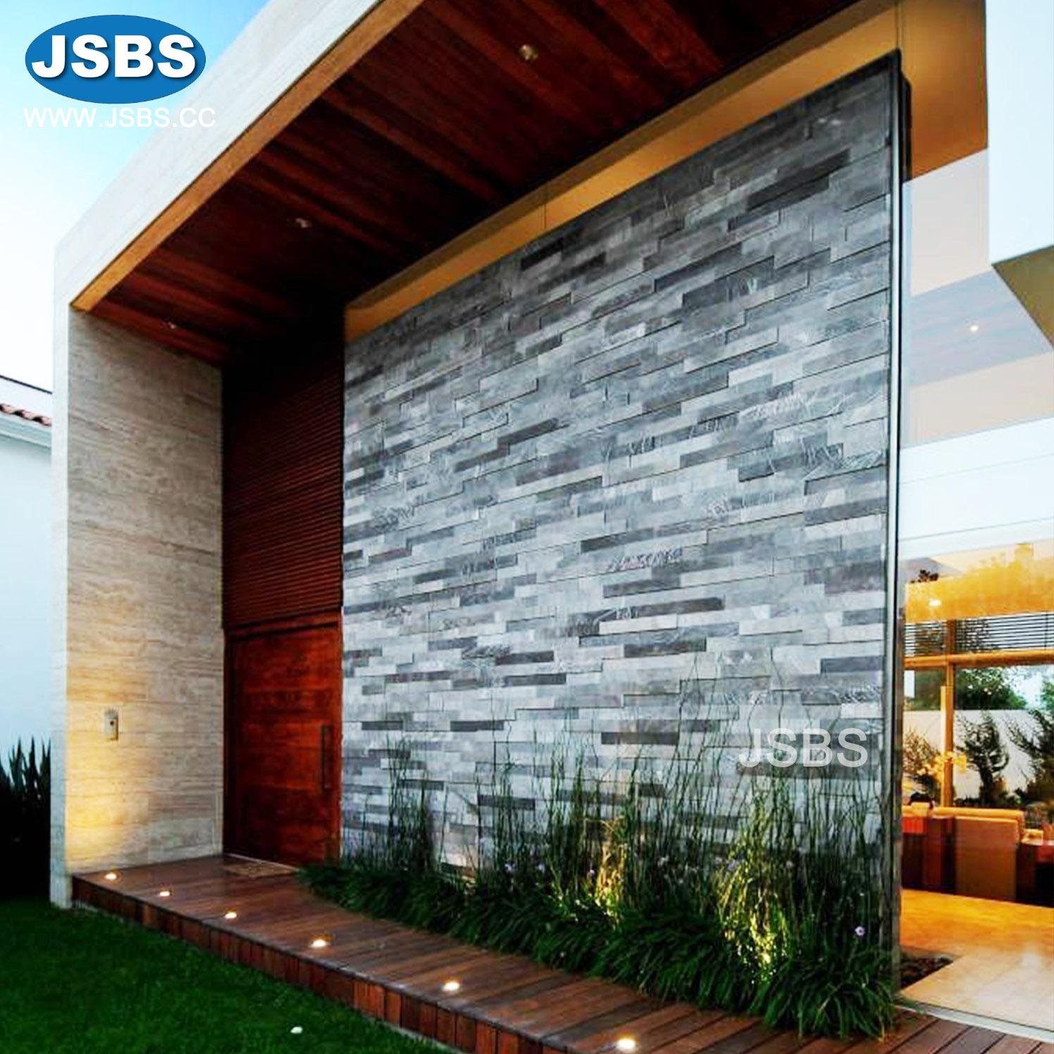 natural flexible slate gray exterior stone veneer wall panels stone sheets 3