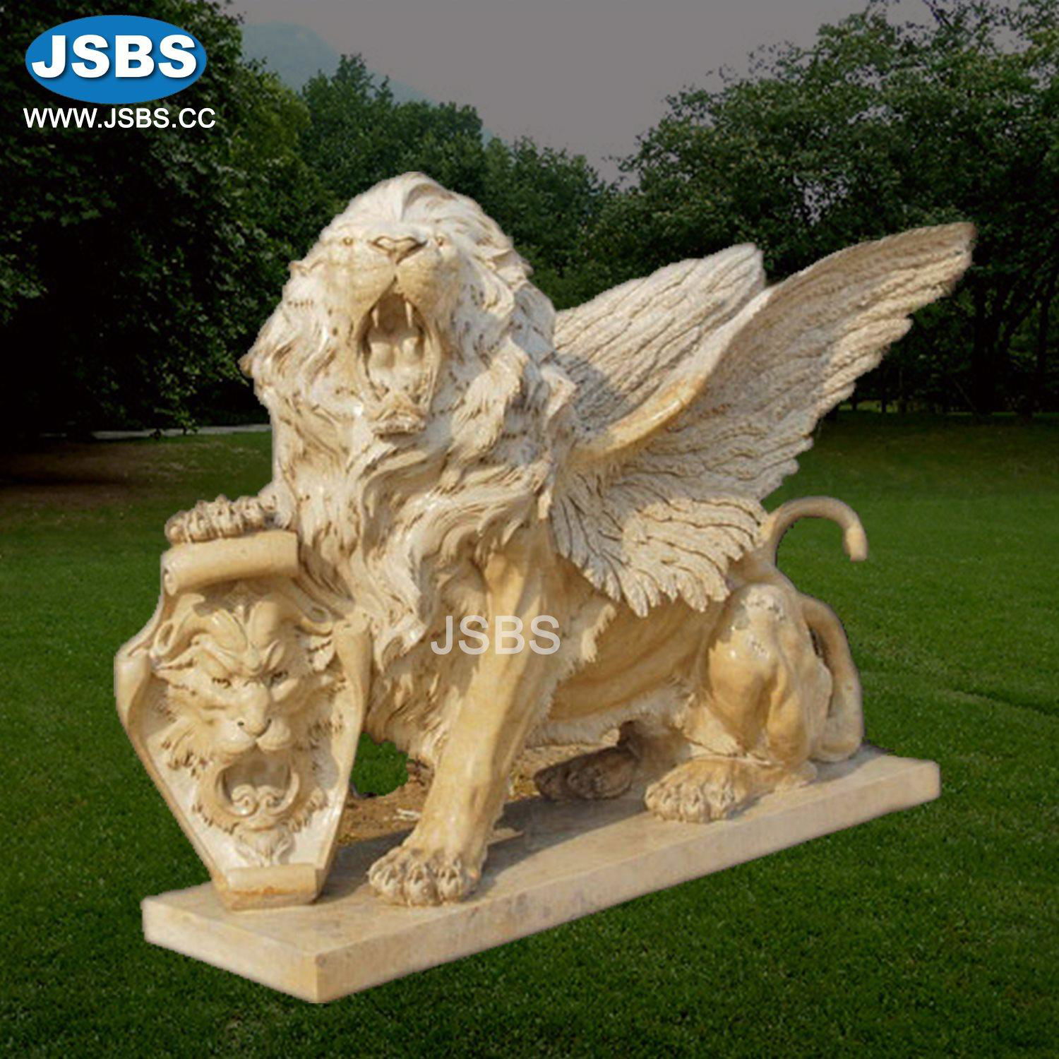 Outdoor Decorative White Running Life Size Lion Statues For Sale