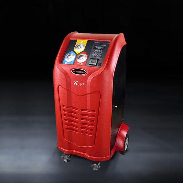 R134a AC gas service machine equipment with digital scales and accurate charging
