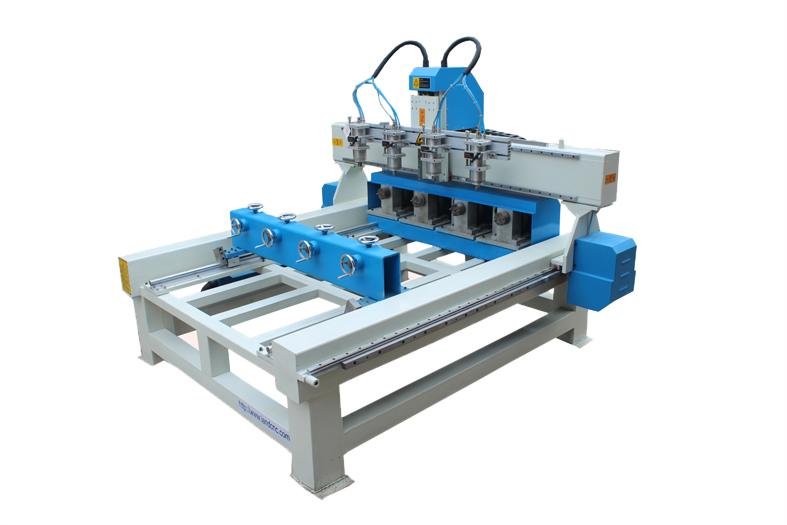 Non-Independent Four spindle CNC router GR-1318