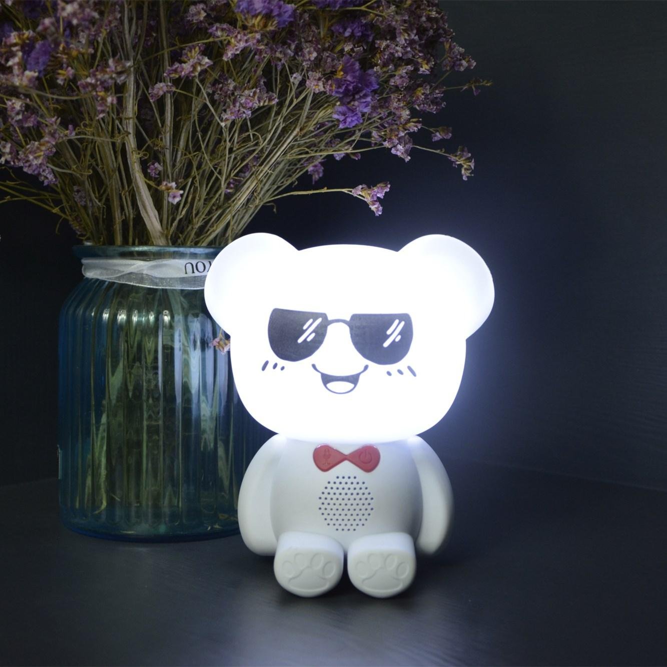  animal  kids Portable  Rechargeable Cute Bear Silicone Led Small Night Light 5