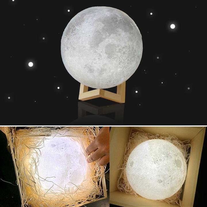 3D Pring moon lamp gift night lights