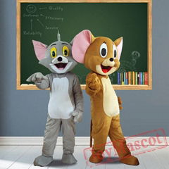 Tom Cat Jerry Mouse Cartoon Mascot