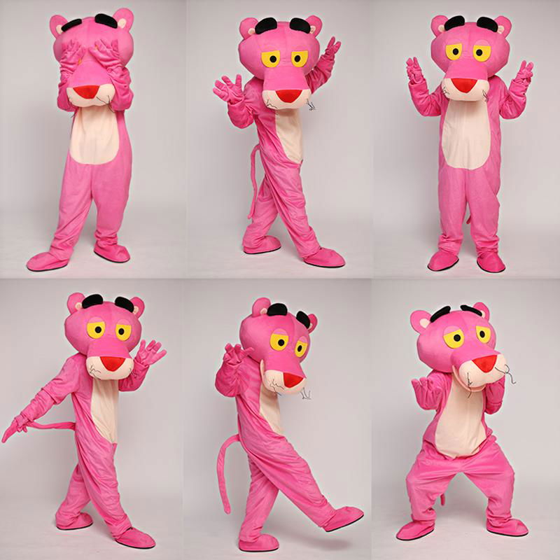 Pink Panther Cartoon Mascot Costumes for Adult
