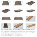 PS plastic wood profiles
