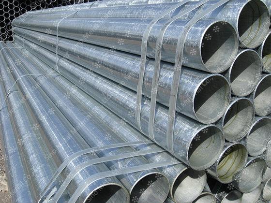 Galvanized ERW steel pipe 