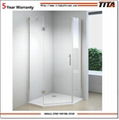 One Person Diamond Frameless Shower Room with Base Tray 3063 1