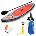 PVC Inflatable Stand up Paddle Surfboard with  non-slip EVA pad 2