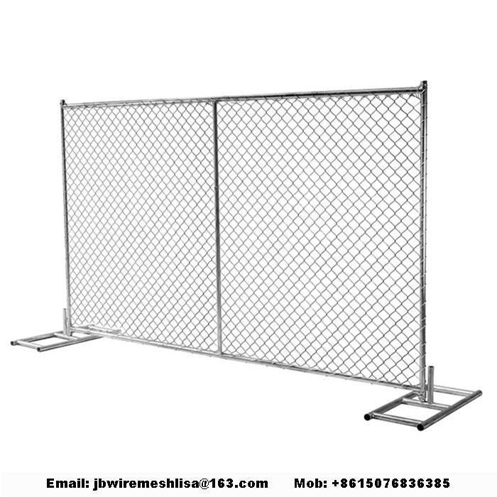 Powder Coated And Galvanized Temporary Fence 4