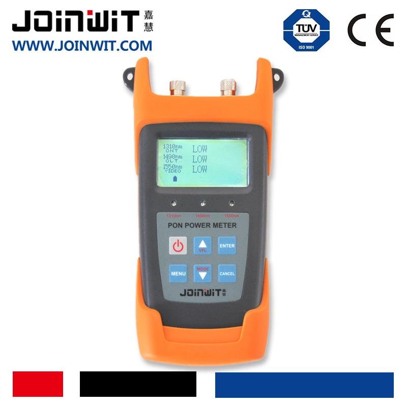 Joinwit JW3213 PON FTTX Optical Power Meter 1310/1490/1550nm Digital Fiber Teste 2