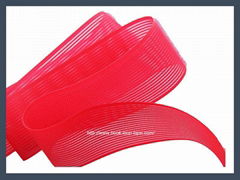 China made popular hair band hook & loop velcro, red