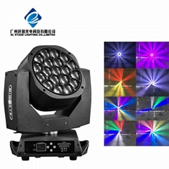 19*15w big bee eye led moving head light high power led stage