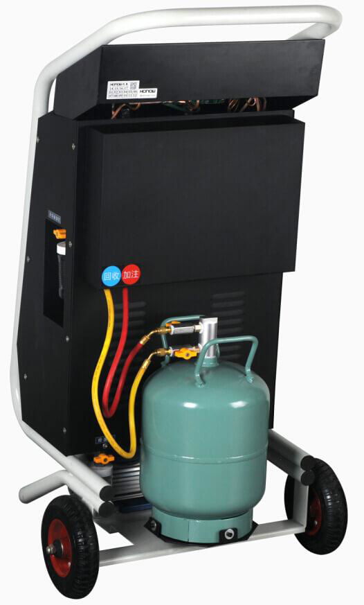 R134a refrigerant recovery machine ac service station  3