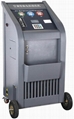 Fully automatic A/C system flushing and cleaning machine  