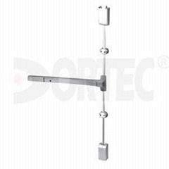 DORTEC VERTICAL TYPE FIRE RATED PANIC EXIT DEVICE FOR DOUBLE DOOR