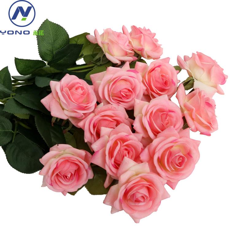 China factory wholesale real touch artificial rose flower YN001 YOMNGNUO (China Trading