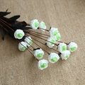 High Quality Decorative Artificial Wedding Mini PE Rose Flower 2