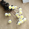 High Quality Decorative Artificial Wedding Mini PE Rose Flower 3