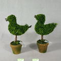 Christmas Decoration Bonsai Birds PE Artificial Green Plants 1