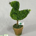 Christmas Decoration Bonsai Birds PE Artificial Green Plants 2
