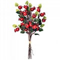 Wholesale Artificial Flowers Hawthorn Red Berry For Christmas Decoration 1