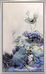 Handmade flower oil painting directly from china factory 