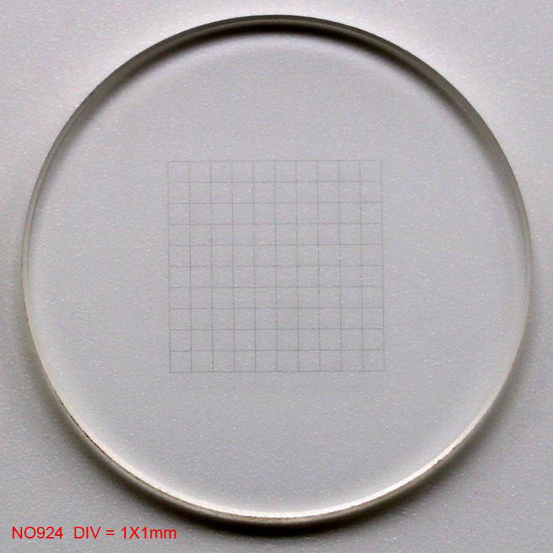 Diameter 19mm Optical Microscope Eyepiece Micrometer Ocular Calibration Slide fo 2