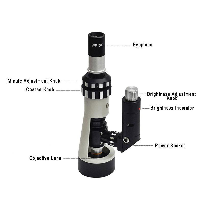 Polarizing Light Microscope Handheld Portable Metallographic Microscope 2