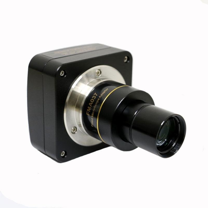 0.37X 0.5X 0.75X CCD Reduce Lens C Mount Adapter 23.2mm Microscope Relay Lens 2
