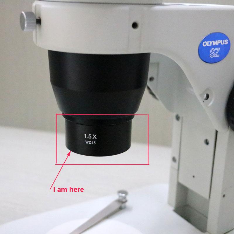 0.3X 0.5X 1X 1.5X 2X Barlow Auxiliary Microscope Objective Lens Balow