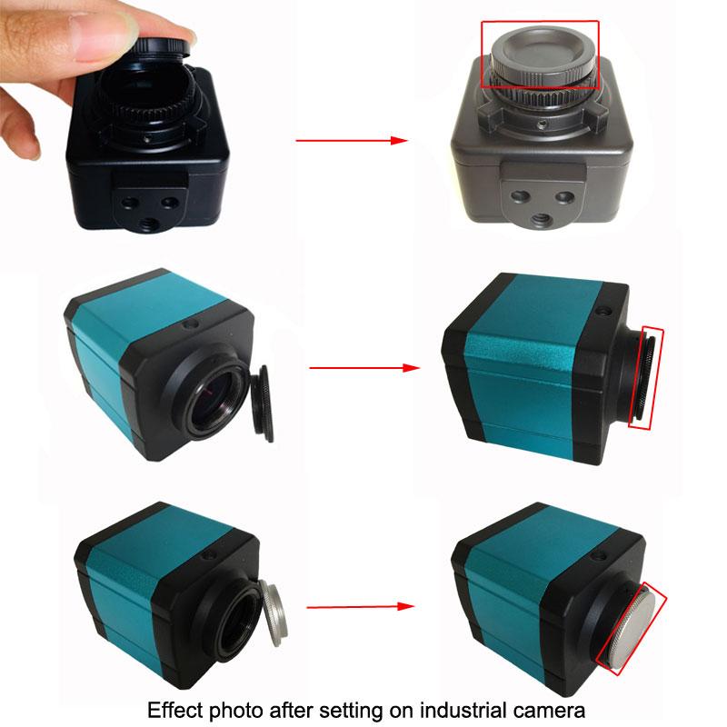 Microscope Ocular Dust Cover C Mount Microscope Lens Cap Eyepiece Cover 2
