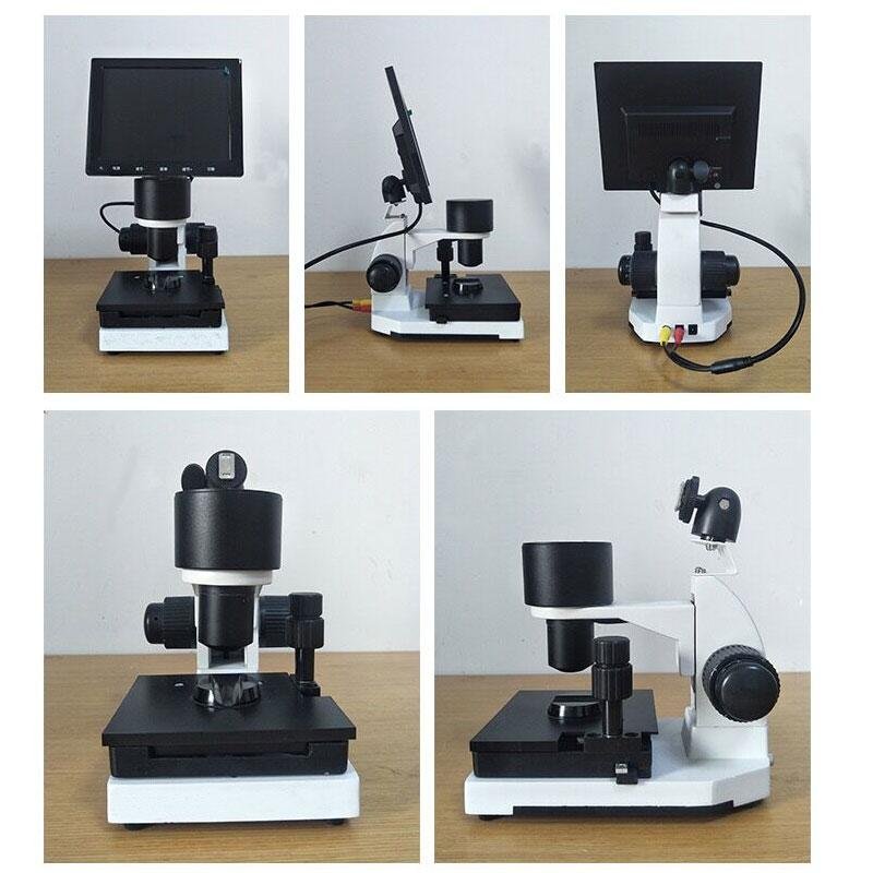 USB Digital Microscope Blood Microcirculation Zoom Nailfold Capillary  4