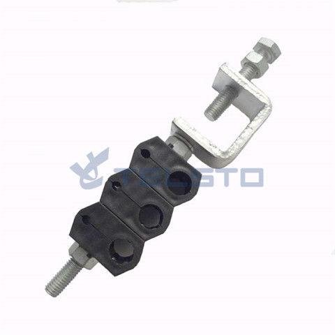 Optic fiber clamp for fiber cable power cable double type 6 holes 3