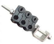 Fiber optic clamp for fiber cable  power cable   double type  6 holes