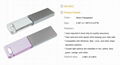 Crystal Transparent Rectangle USB Flash Drive Wedding Gift PenDrive 5