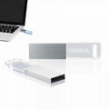 Crystal Transparent Rectangle USB Flash Drive Wedding Gift PenDrive 3