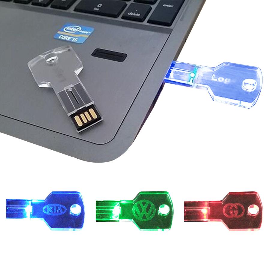 USB Flash Drive Crystal Key Design USB Flash Drive Memory Stick 3