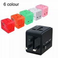 Universal Travel Adapter Converter Power Plug Built-in Safety Fuse 1