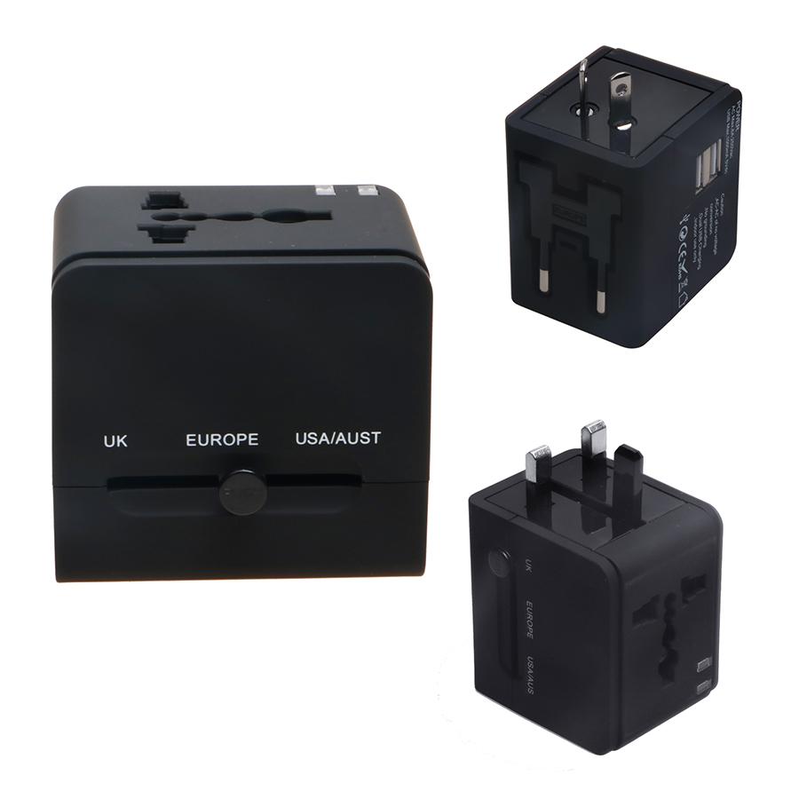 Universal Travel Adapter Converter Power Plug Built-in Safety Fuse 4