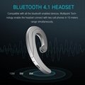 Non-ear Plug Wearing Wireless Earbud Sweatproof Sports Bluetooth Ear Hook 5