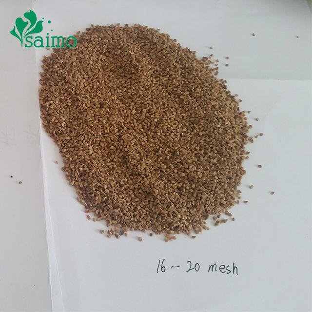 16-20 Mesh Water Treatment Crushed Nutshells Walnut Shell Particles 2